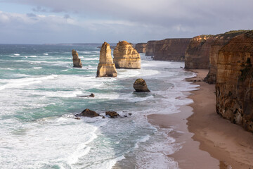 Twelve Apostles rock formations, Great Ocean Road, Victoria, Australia