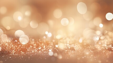gold glittering bokeh background for New year 2024 and holidays celebration, wedding backdrop, Easter concept