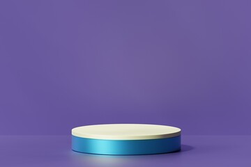 3D rendering of an empty podium