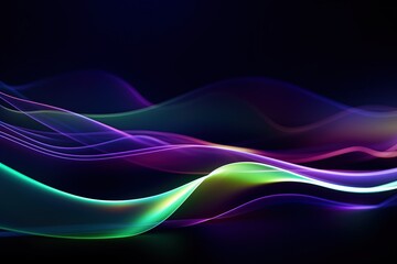 abstract futuristic background with pink blue glowing neon moving high speed wave lines and bokeh lights. Data transfer concept Fantastic wallpaper