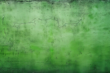 Dirty and weathered green concrete wall background texture