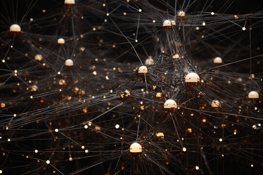 Pictorial representation of the complex world of AI machine learning