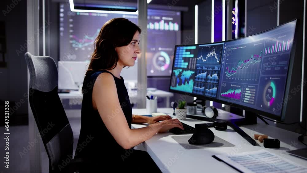 Aufkleber KPI Business Analytics Data Dashboard