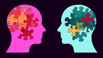 Concept vector illustration of LLM (Large Language Models).	
