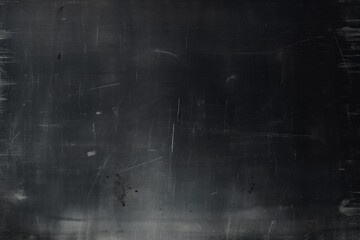 Dust scratches overlay. Old film effect. Dark aged texture with smeared faded stains pattern. Distressed grunge chalkboard design, Generative AI