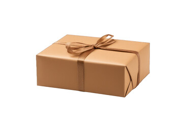 ecommerce package parcel, gift for christmas, delivery, on isolated transparent png background,generative ai