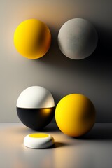 klackers balls designed by dieter rams, intricate render, cinematic product shot