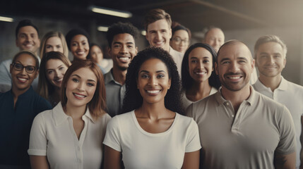 Photograph that captures the diversity and inclusivity of a successful volunteering team