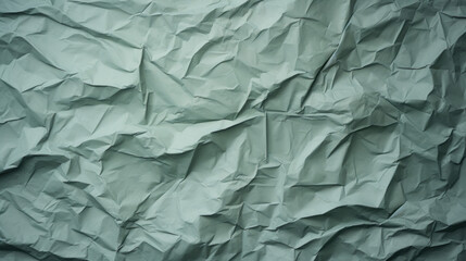 Obraz premium Dark pale green minimalistic crumpled paper background