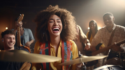 Photograph that captures the diversity and inclusivity of a successful music ensemble