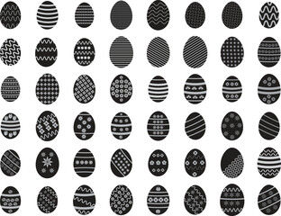 easter eggs set