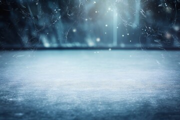 Abstract Ice Rink nature background Generative AI