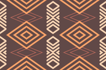 Geometric ethnic oriental pattern traditional Design for fabric,carpet,clothing,textile,batik.Ethnic abstract ikat seamless pattern in tribal.Embroidery style.