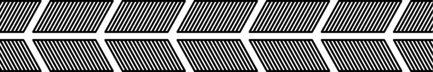 Ethnic Tribal Border, Geometric Vintage Decorative Element