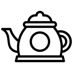 teapot. teapot solid icon logo illustration vector isolated. teapot icon set. suitable for web design, mobile, logo, app, etc.
