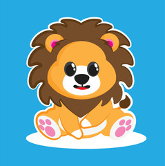 Cute little lion