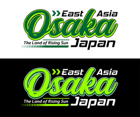 Osaka city racing typeface, for print on t shirts etc. - 647538500