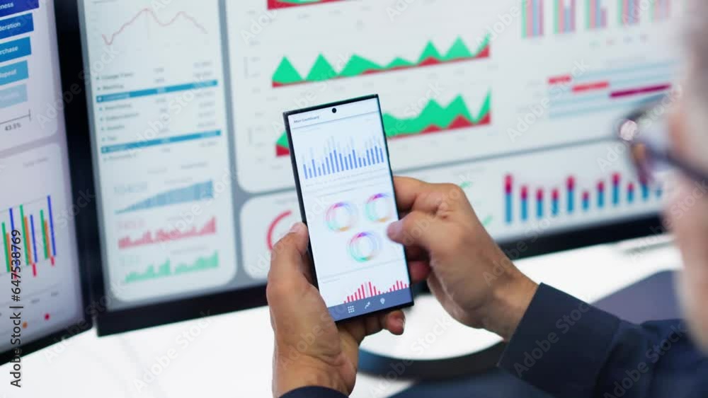 Aufkleber KPI Business Analytics Data Dashboard