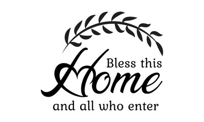 Biblical Phrase, Christian Faith, typography for print or use as poster, card, flyer or T Shirt