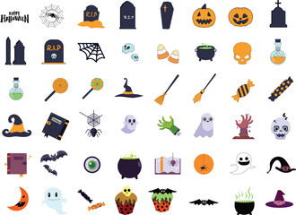 set of halloween 