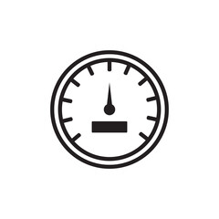 speedometer icon vector