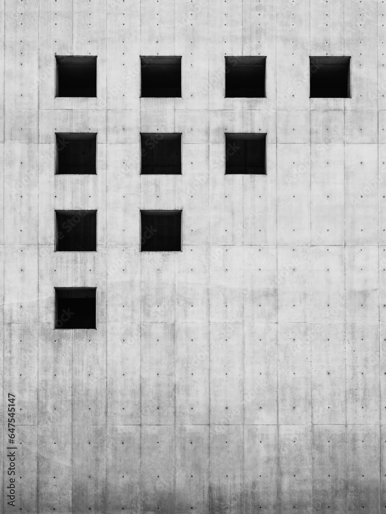 Aufkleber concrete wall square pattern geometric element architecture details