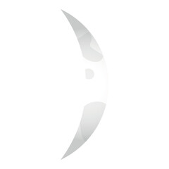 Crescent Moon Illustration