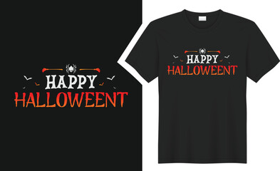 Halloween T-shirt design.