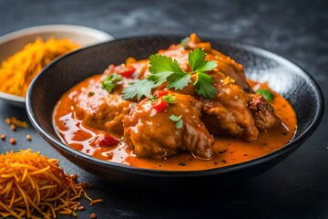  spicy food  with different things generated by AI