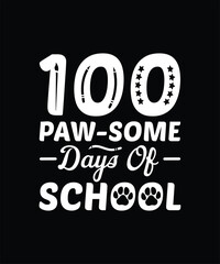 100 paw-some days of school design