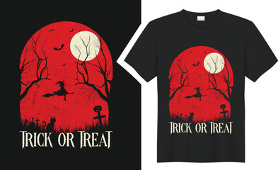 Trick Or Treat t-shirt design.