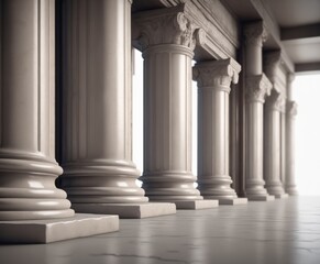 Old columns is ancient style. 