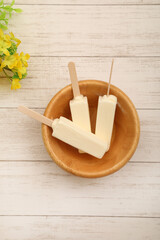 ミルクのアイスバー