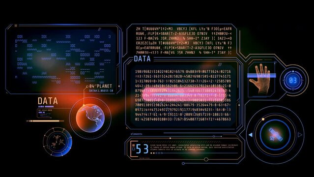 Virtual array of coded data