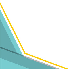 Modern Geometric Corner with Shadow