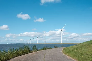 Foto auf Leinwand Wind turbines in Flevoland   Windturbines in Flevoland © Holland-PhotostockNL