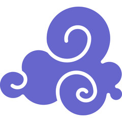 Fototapeta premium Chinese Cloud Icon
