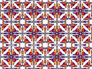 seamless geometric pattern with shapes