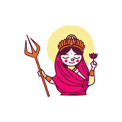 Navratri vector illustration design1