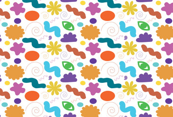 Free vector abstract seamless pattern