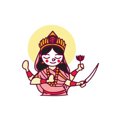 Navratri vector illustration design8