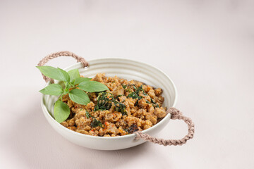 Sambal Oncom or Tumis Oncom or Ulukuteuk is Stir Fry Oncom.