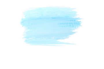 PNG, stroke of blue paint, isolated on white background