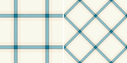 Vector textile plaid of fabric check background with a seamless texture pattern tartan.