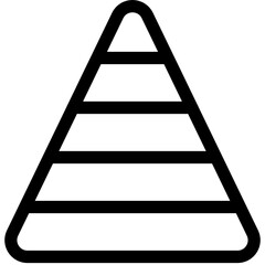 pyramid chart icon