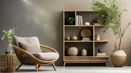 Scandinavian Simplicity in Cozy Living Room
