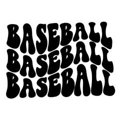 Baseball text design