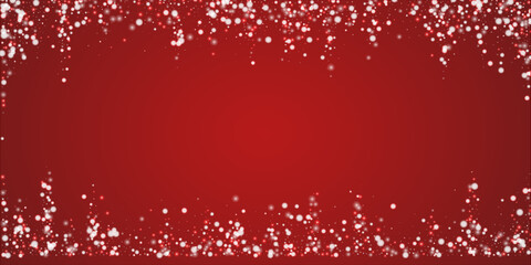 Snowfall overlay christmas background. Subtle