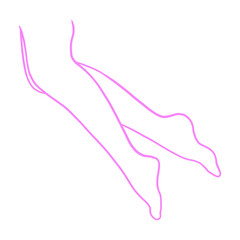 Woman Legs Outline