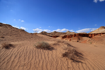 The rock formations of Narandaats, South Gobi, Mongolia